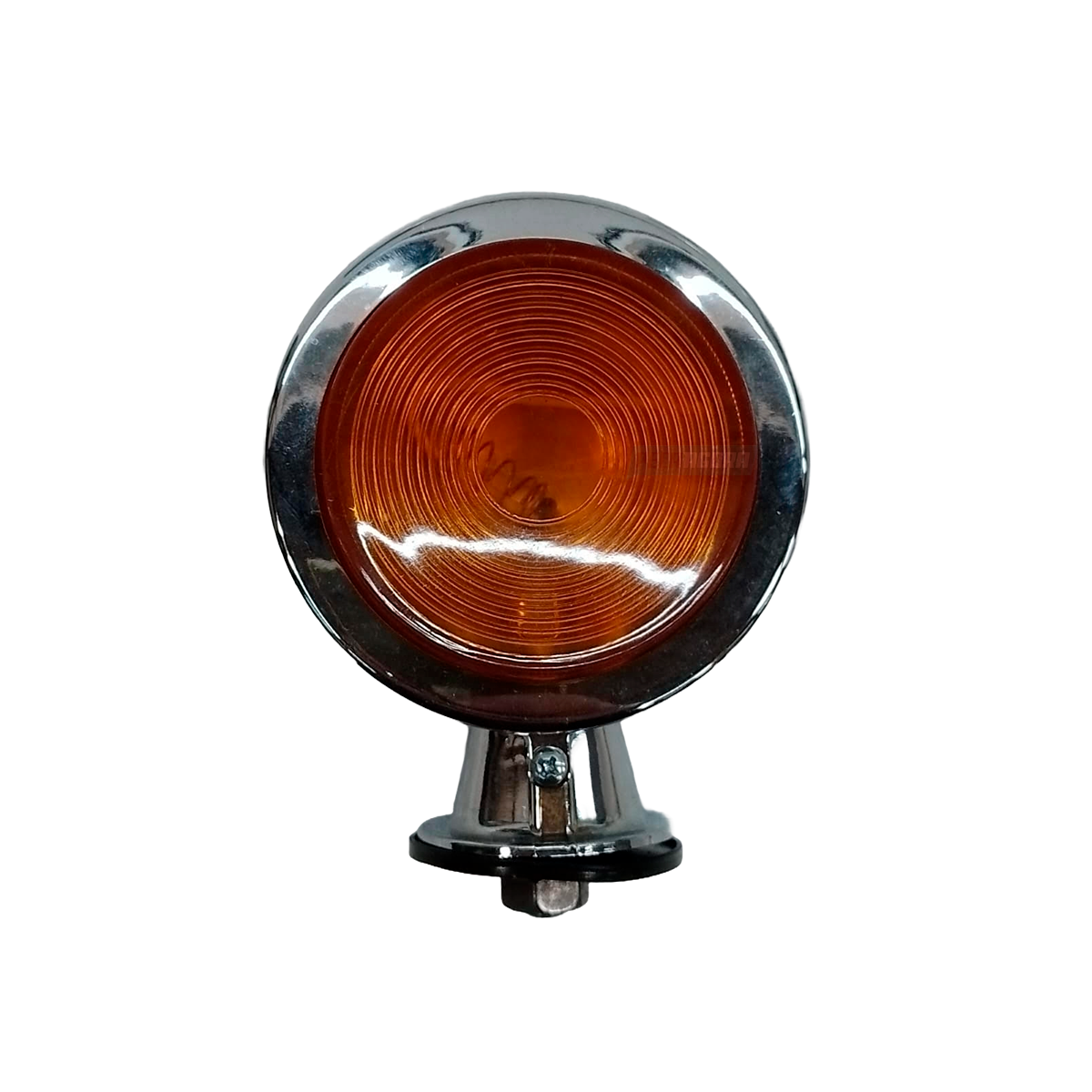 LANTERNA BOJUDA METAL LED AMARELA BIVOLT 12V 24V CAMINHOES CARRETAS (PL06502101)