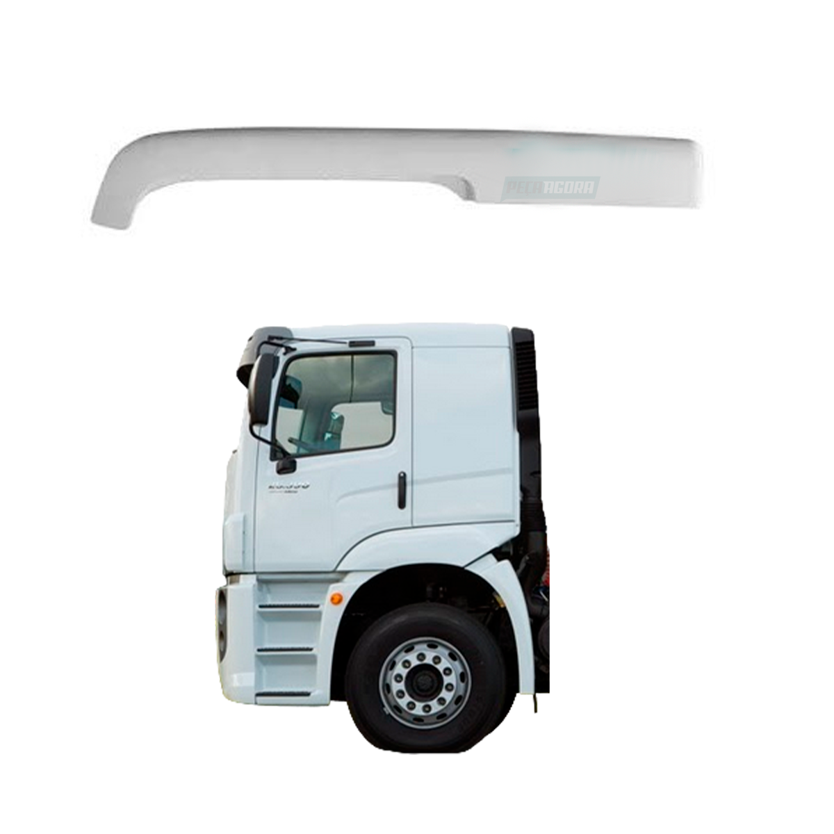 COBERTURA QUADRO TETO ESQUERDO VW CONSTELLATION CABINE LONGA  (2S2809023)