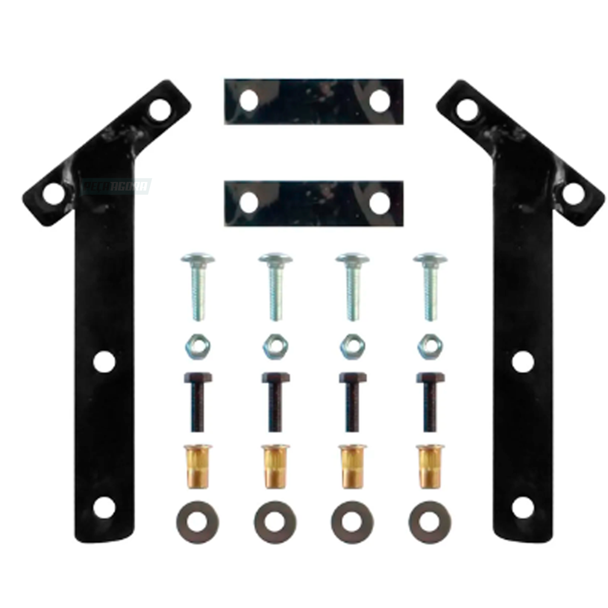 SUPORTE TAPA SOL MERCEDES 608 708 EXTERNO APARAFUSADO NA CABINE (K.46989)