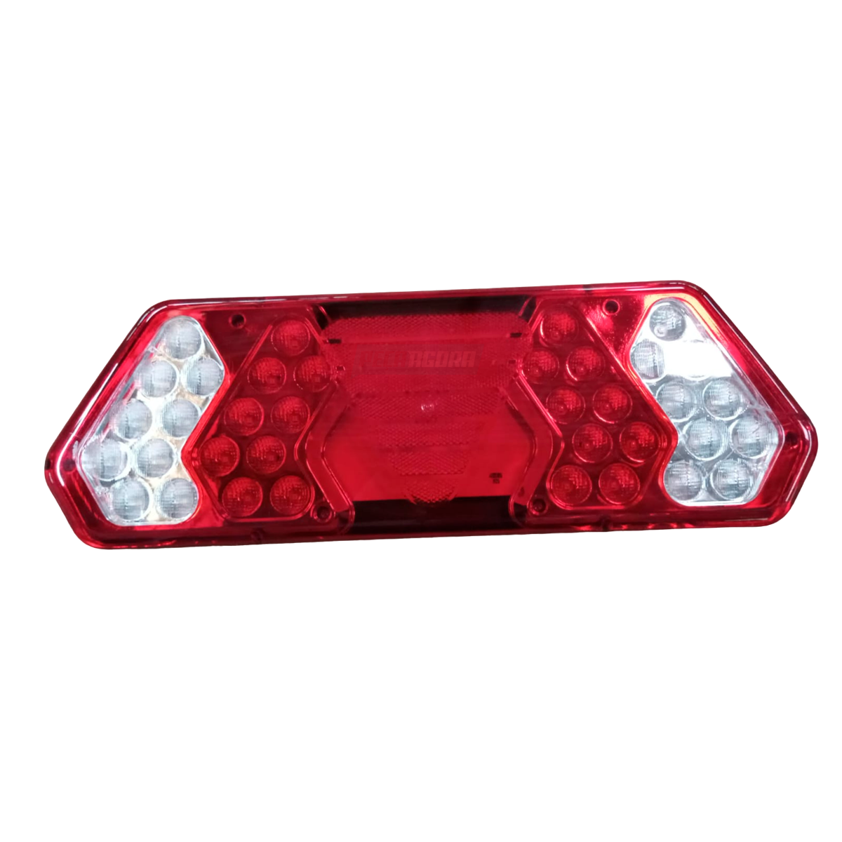 LANTERNA TRASEIRA ESQUERDA LED CARRETA GUERRA COM CONECTOR 24V IMPLEMENTO (D.514