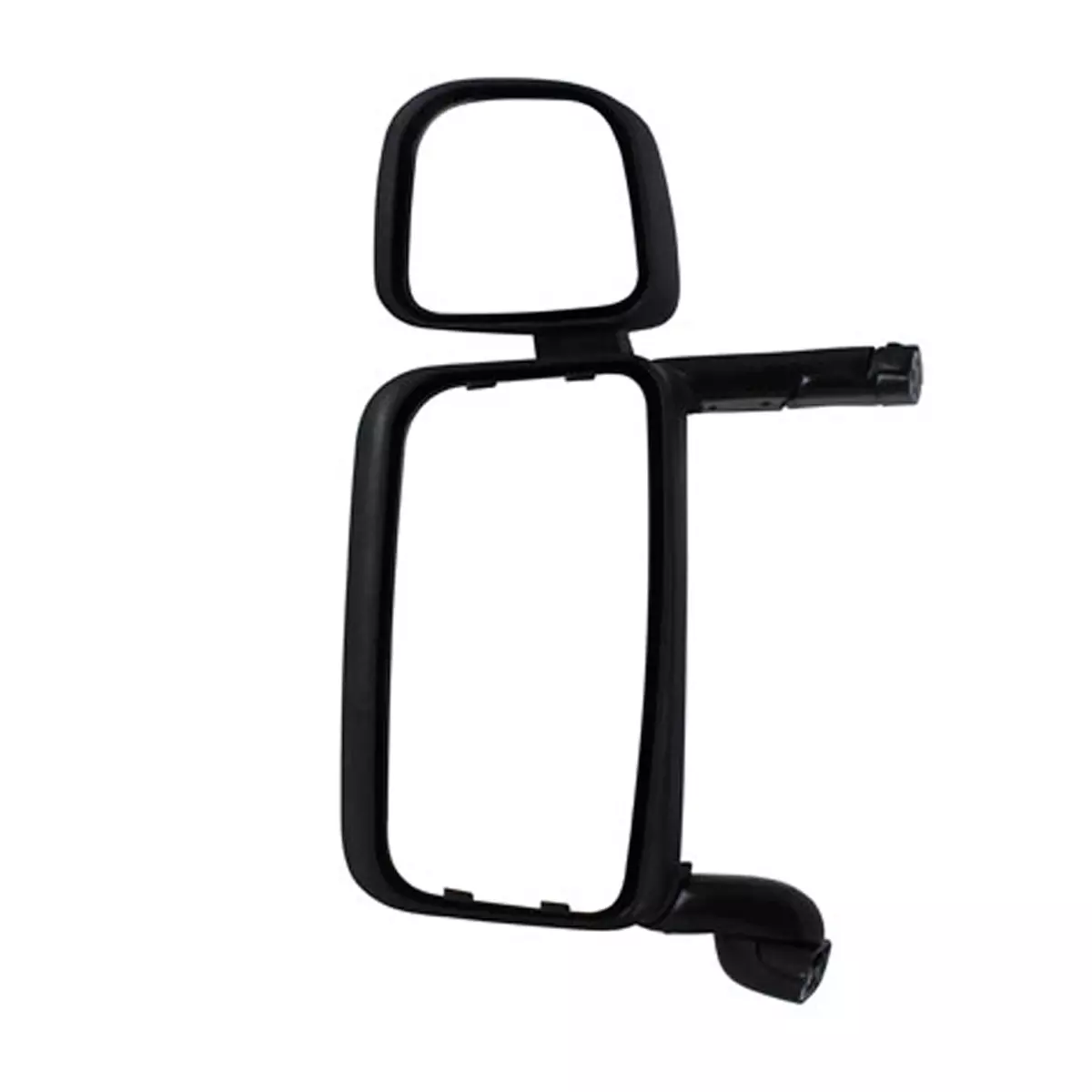 ESPELHO RETROVISOR ESQUERDO EXTERNO SCANIA S4 COMPLETO COM AUXILIAR SEM DESEMBAC