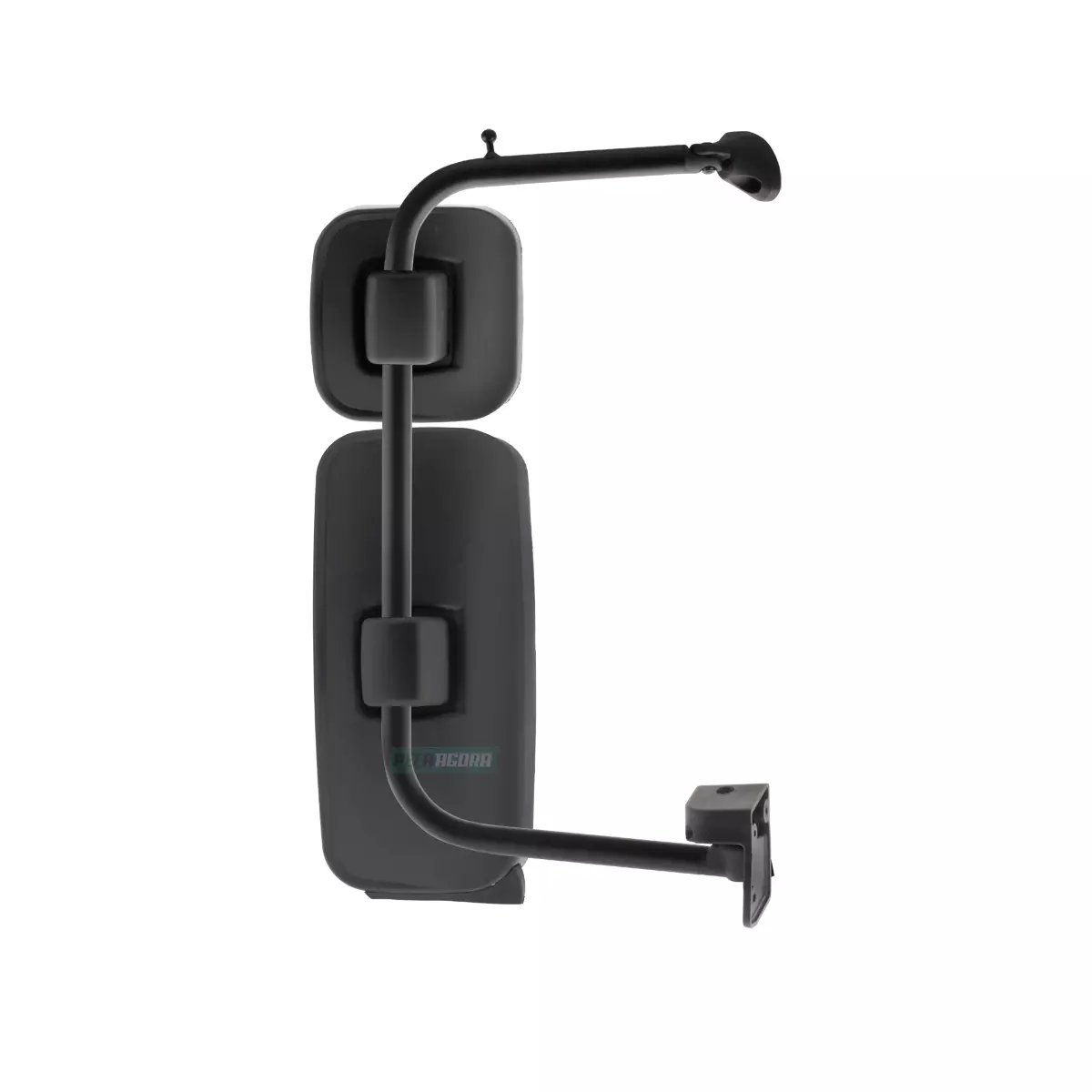 CONJUNTO RETROVISOR ESQUERDO COMPLETO MB AXOR ATEGO 1938 MODERNO VIDRO CONVEXO (