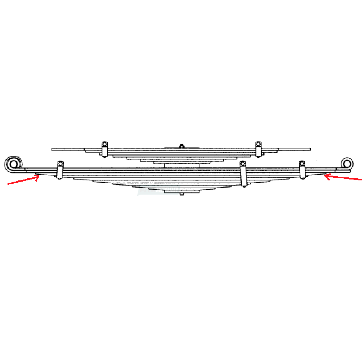 TERCEIRA MOLA FEIXE PRINCIPAL TRASEIRO MB L1214 1215 1218 FPN 92 A 2020 (KMB0388
