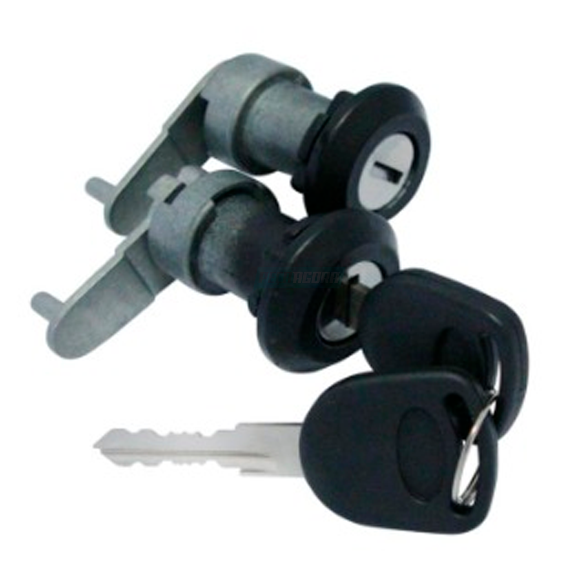 JOGO CILINDRO DAS PORTAS METAL E PLASTICO COM CHAVE CHEVROLET ESCORT 93 A 96. (2