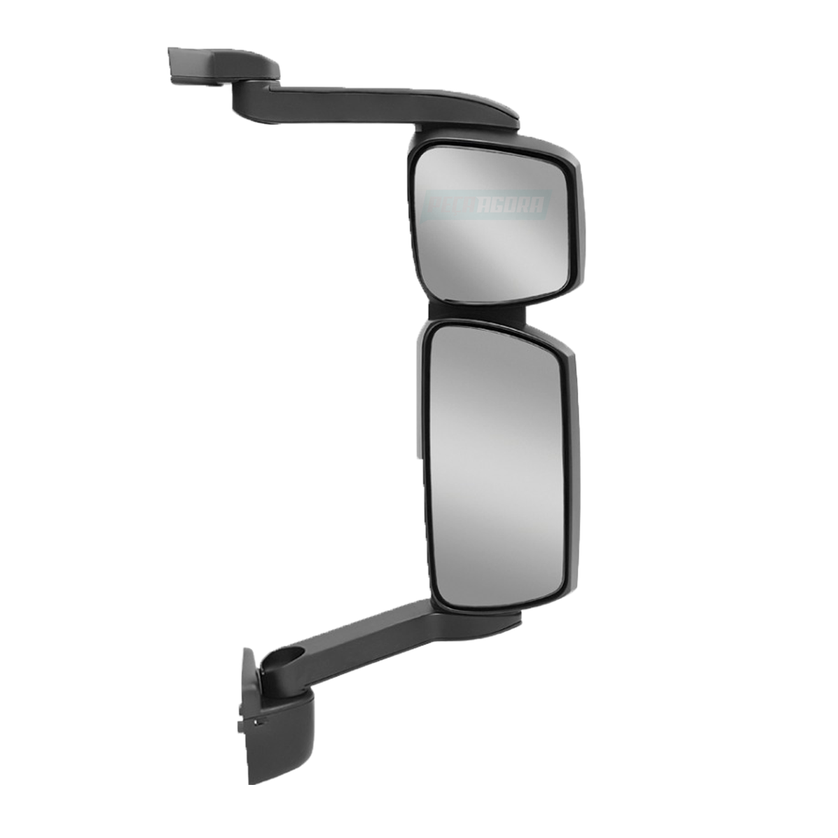 CONJUNTO ESPELHO RETROVISOR DIREITO IVECO TECTOR CURSOR ELETRICO COM DESEMBACADO