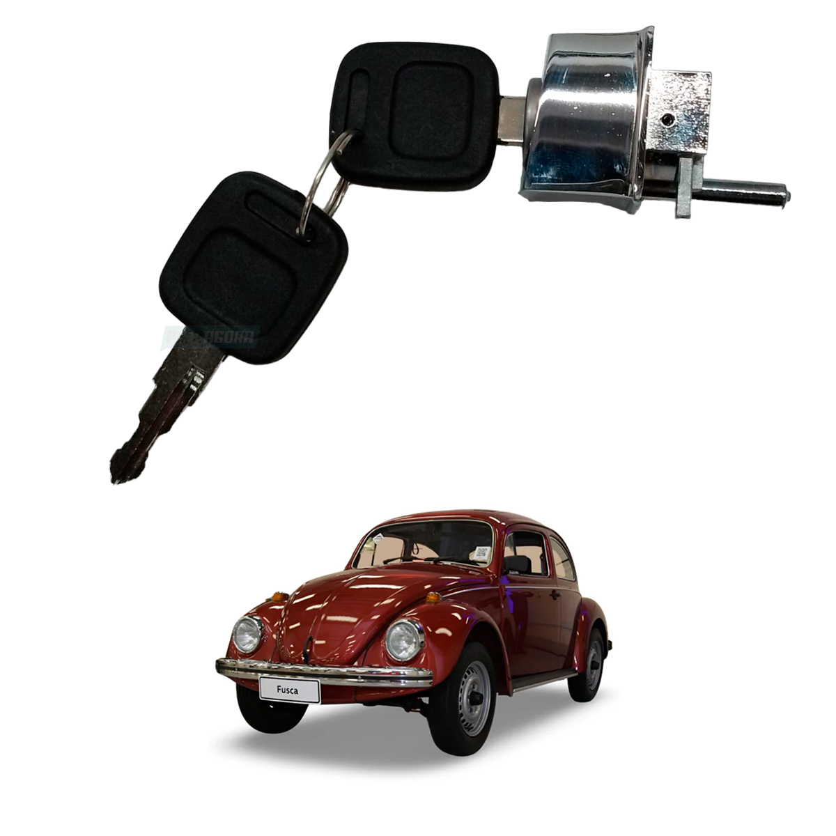 MIOLO DESTRAVA PORTA VW FUSCA 1971 1972 1973 1974 1975 1976 77 (113837205C.)