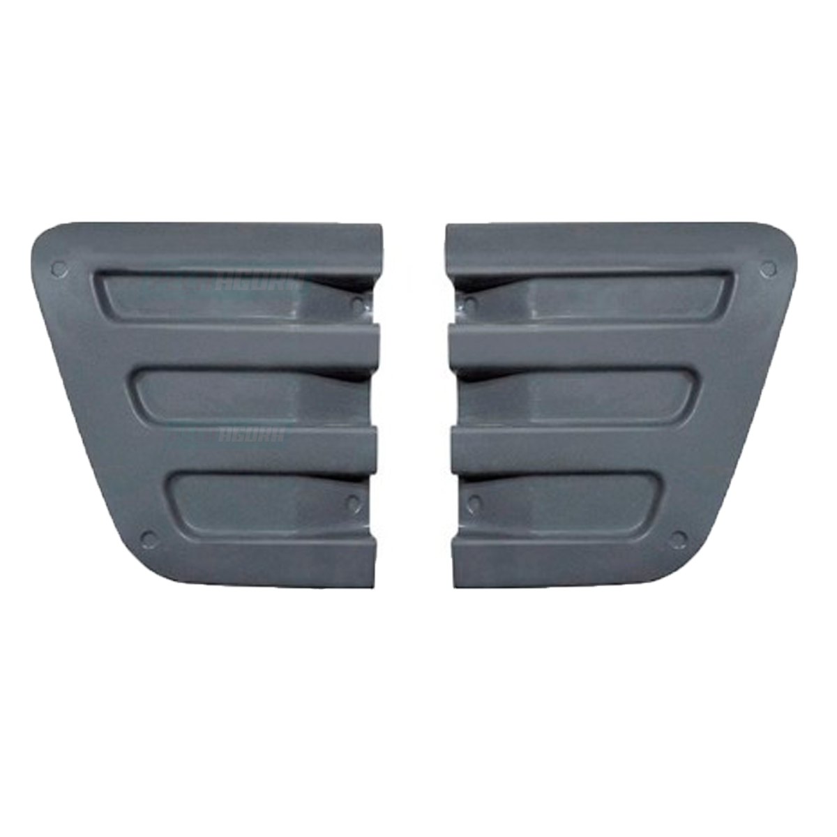 JOGO TAMPAS REBOCADOR PARACHOQUE VOLVO NH PLASTICO ABS (V20093-AS1998+19999)