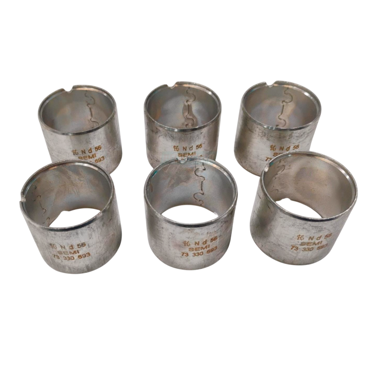 JOGO COM 6 UN BUCHA BIELA SEMI ACABADA STD MB G48016 STD OM314 OM352 OM352A OM36