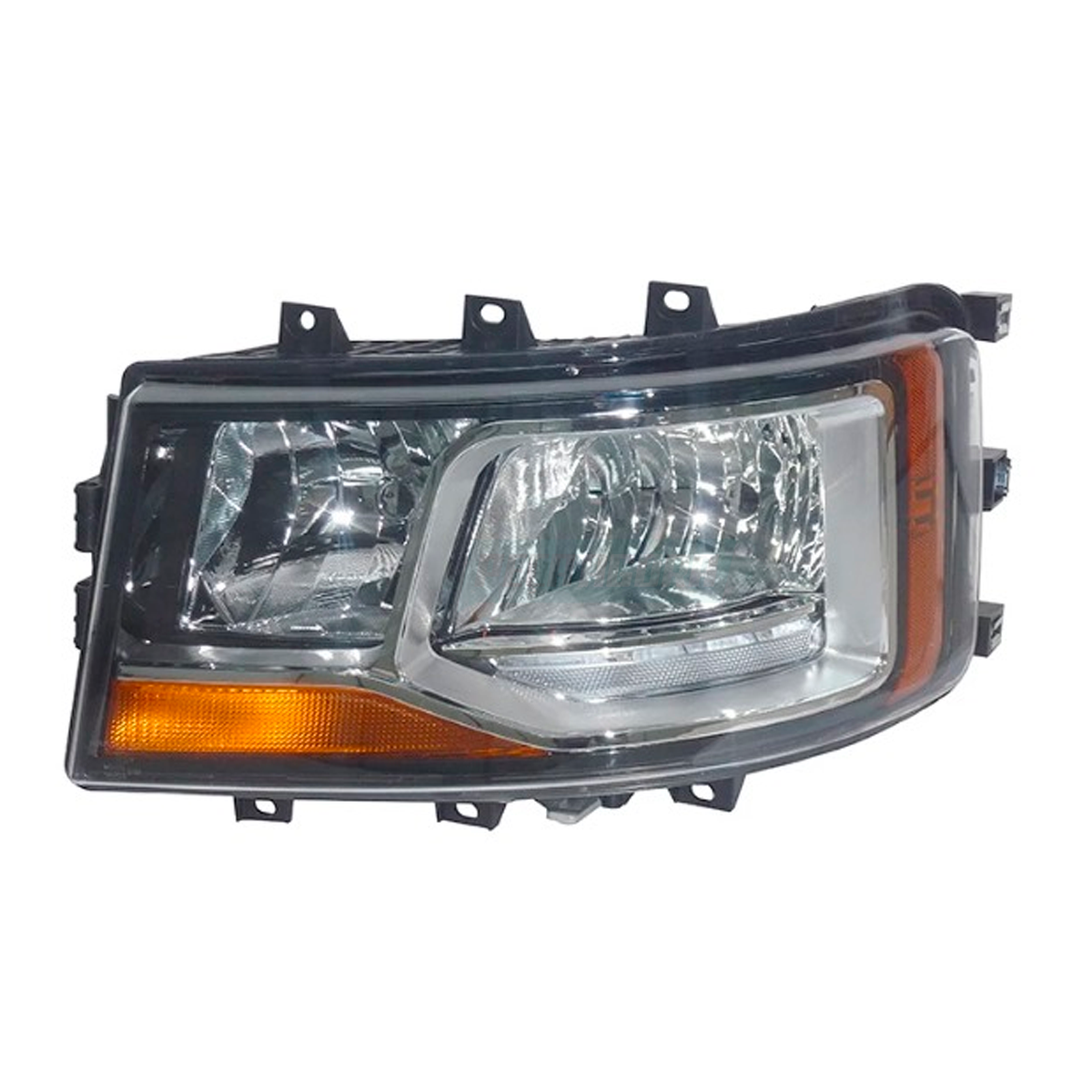 FAROL PRINCIPAL HALOGENO ESQUERDO COM DRL REGULAGEM ELETRICA SCANIA NTG S620 201