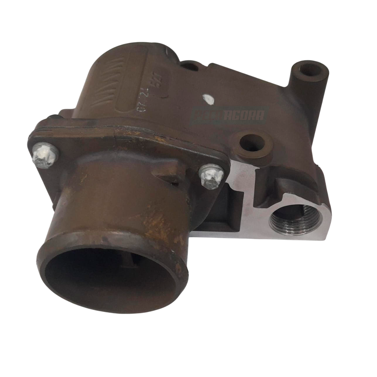 VALVULA TERMOSTATICA COMPLETA 80C MOTOR MWM X10 AGRALE CAMINHAO 6000D 8500D 9200