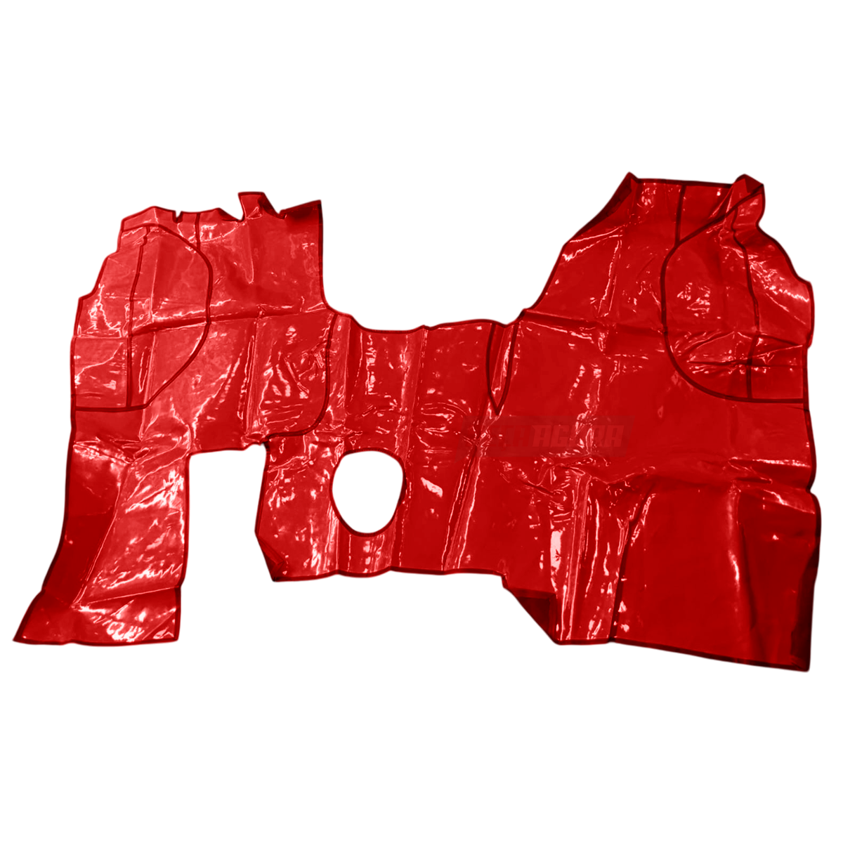 TAPETE VINIL VERMELHO MB 1524 1525 CABINE LEITO (PUES821V)