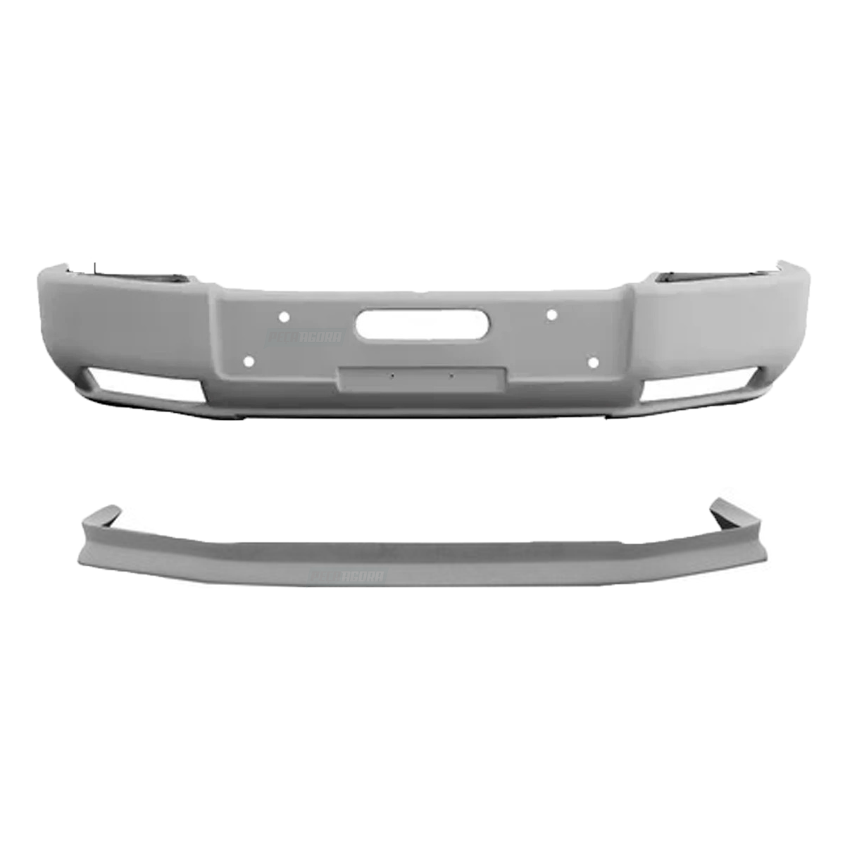 KIT PARACHOQUE COM ABERTURA FAROL AUXILIAR BIGODE FIBRA SCANIA 112 113 BICUDO PO