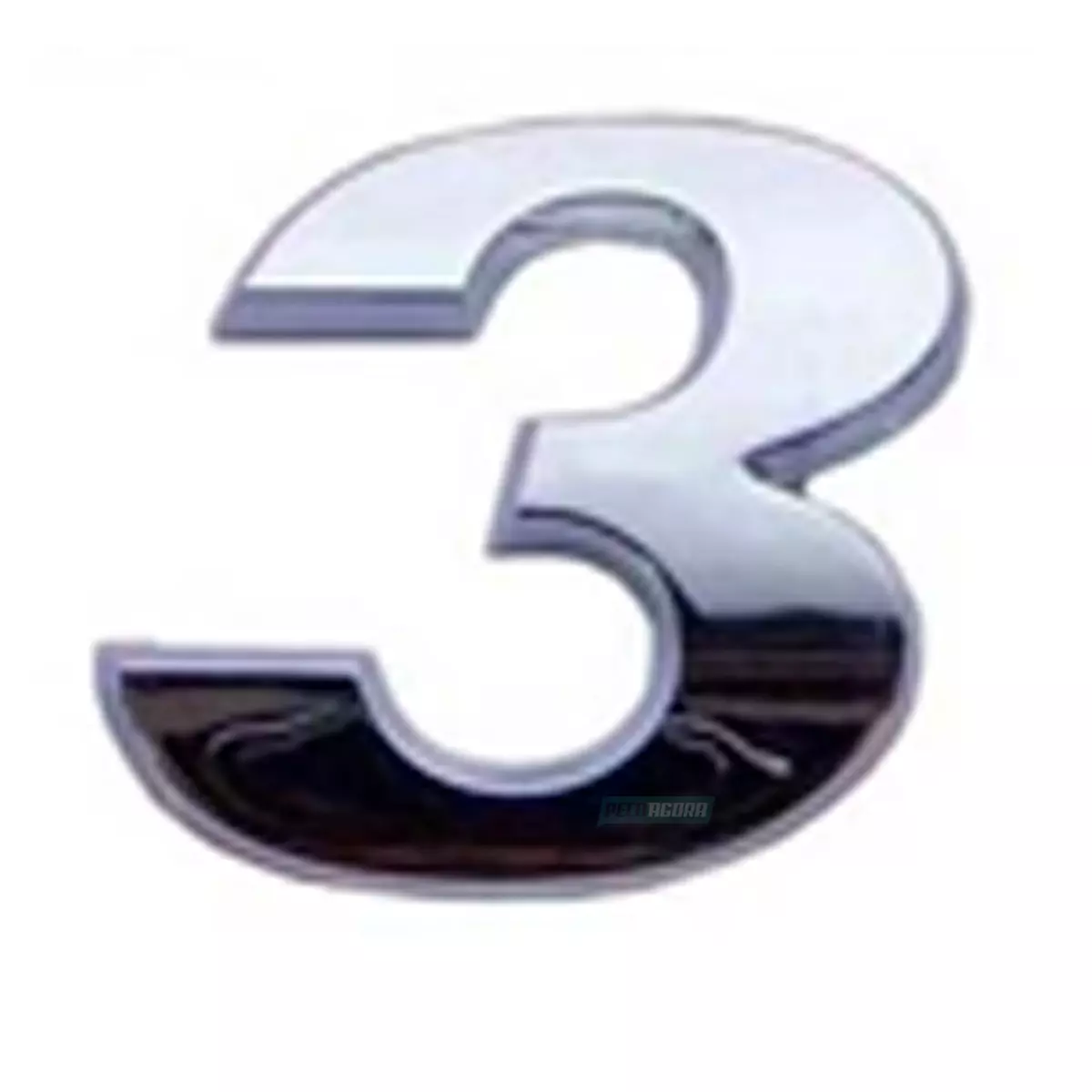 LETREIRO 3 VW CONSTELLATION INJETADO CROMADO (C40135)