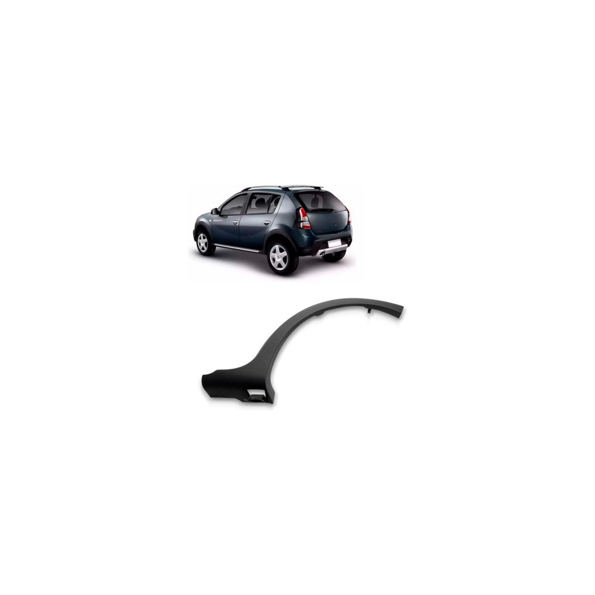 Alargador Vão Roda Traseiro Esquerdo sandero 2012 a 2014 (RF23945)