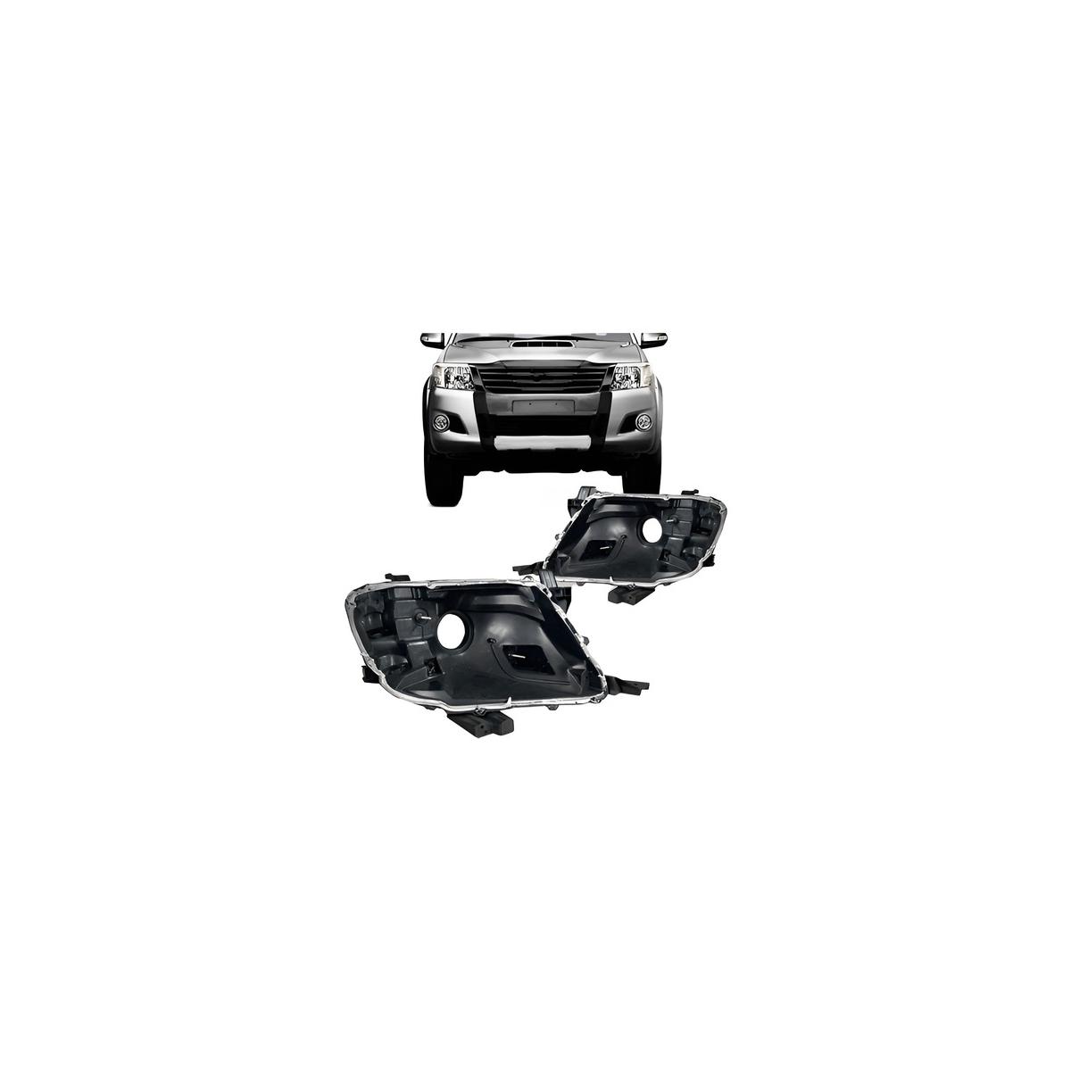 CARCACA FAROL DIREITO HILUX 2012 A 2015 (RF22750)
