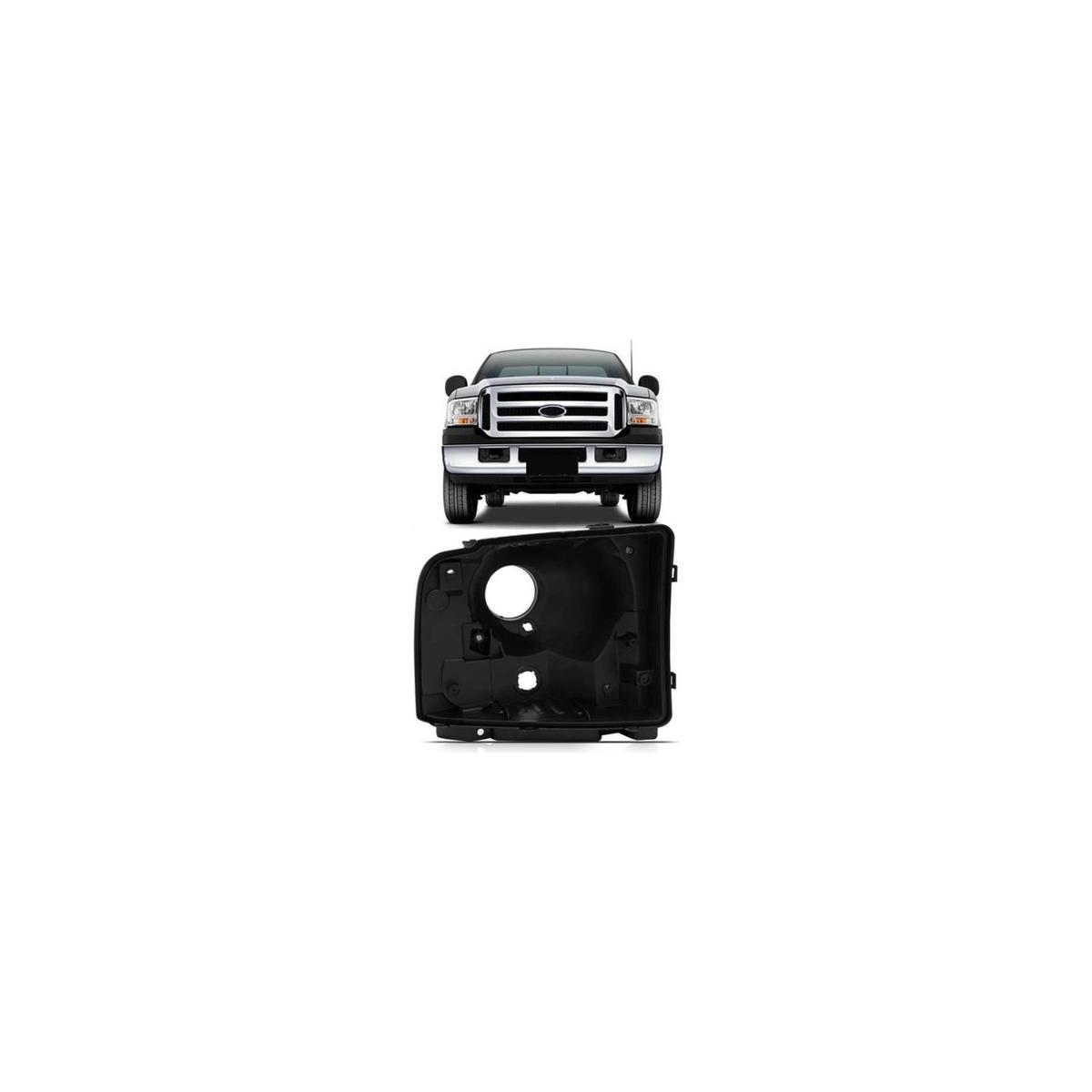 CARCACA FAROL ESQUERDO F250 2006 A 2012 (RF22753)
