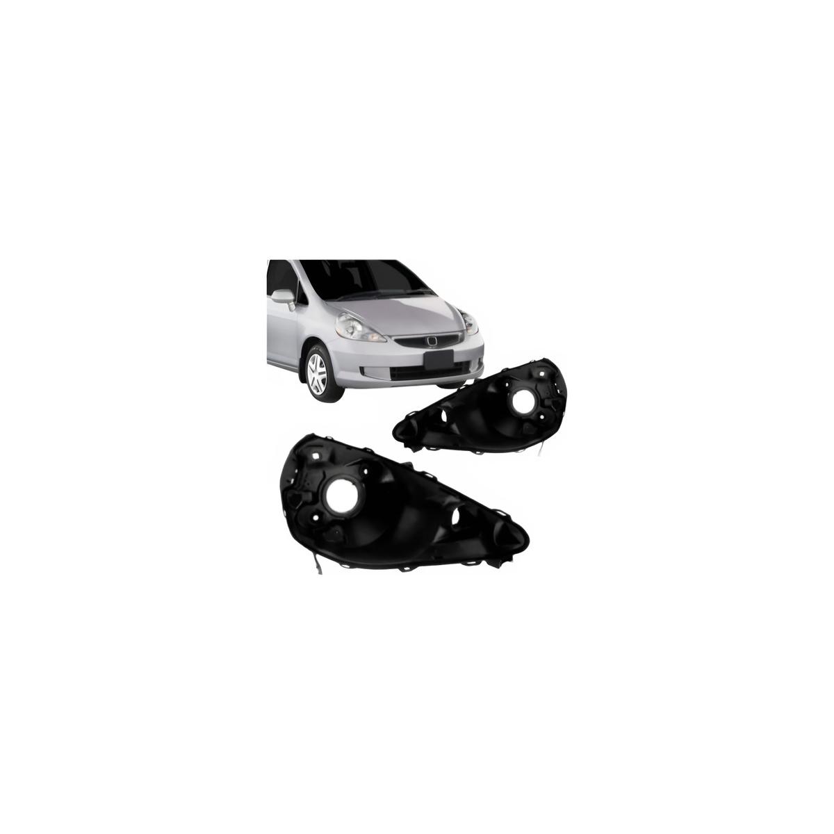 CARCACA FAROL DIREITO FIT 2003 A 2008 (RF22754)