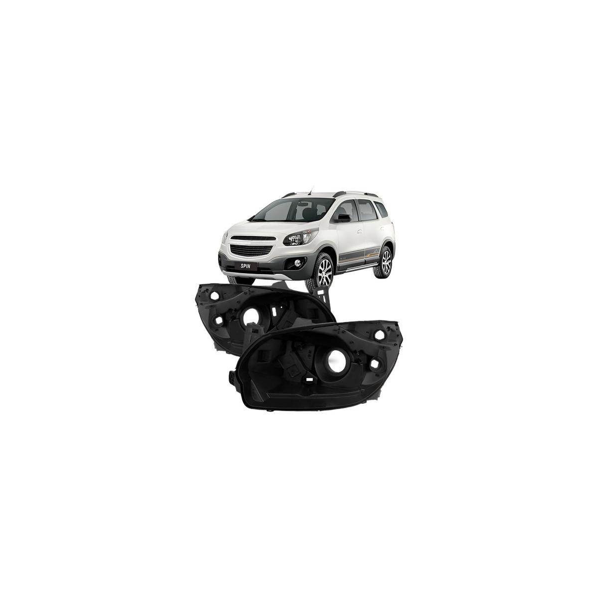 CARCACA FAROL DIREITO SPIN 2013 A 2018 (RF24300)
