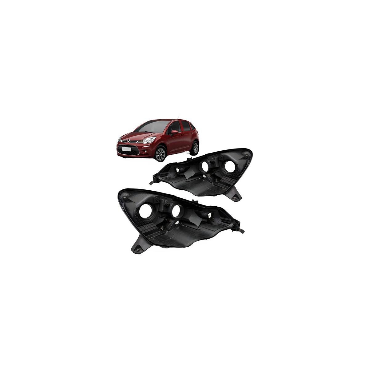 CARCACA FAROL DIREITO C3 2013 A 2020 (RF31182)