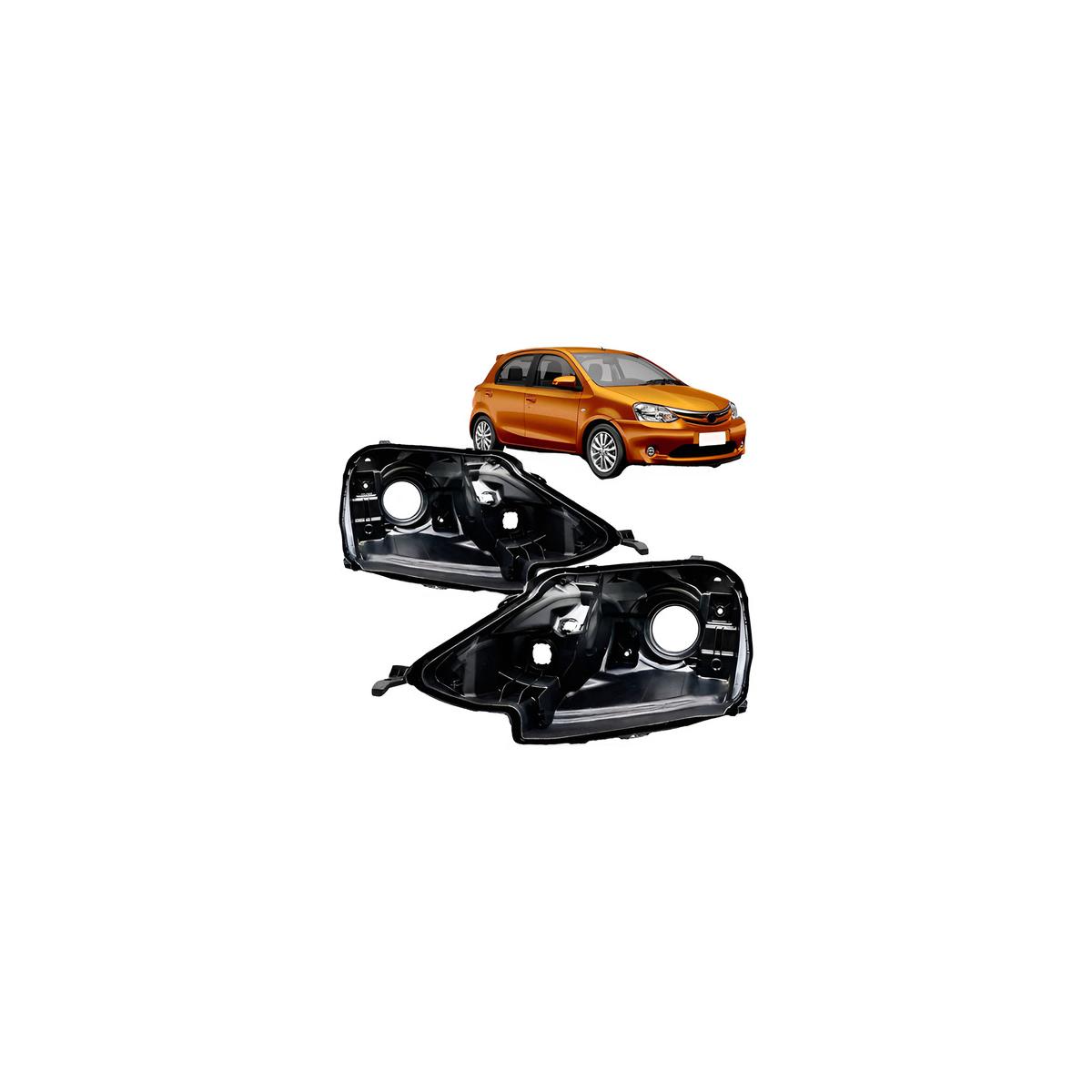 CARCACA FAROL ESQUERDO ETIOS 2012 A 2021 (RF31201)