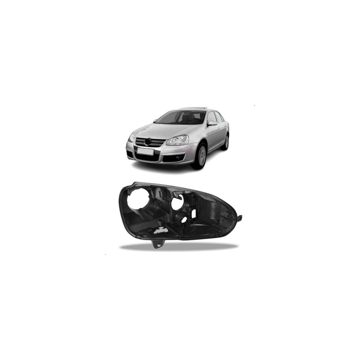 CARCACA FAROL ESQUERDO JETTA 2007 A 2010 (RF32781)