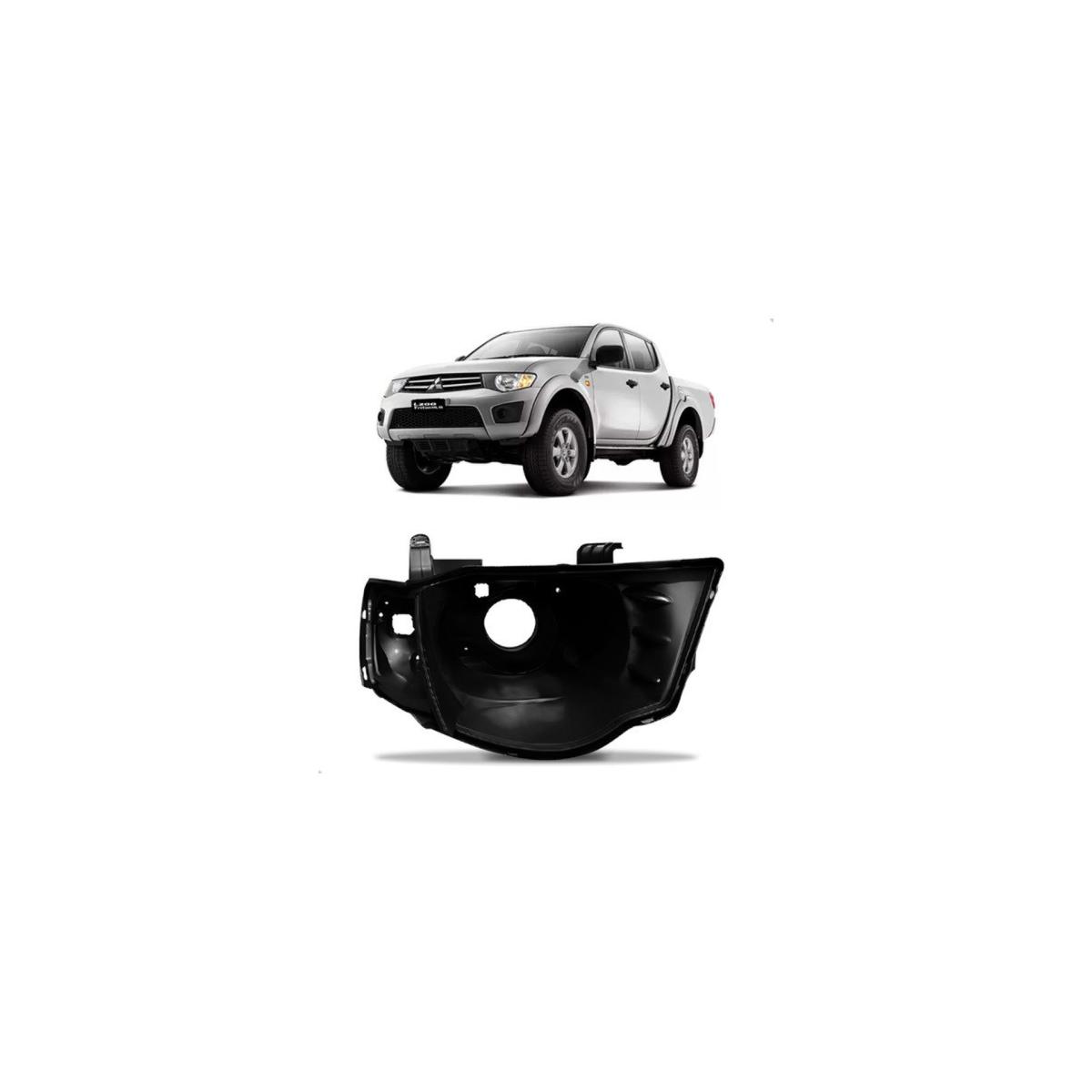 CARCACA FAROL ESQUERDO TRITON L200 2008 A 2016 (RF32789)