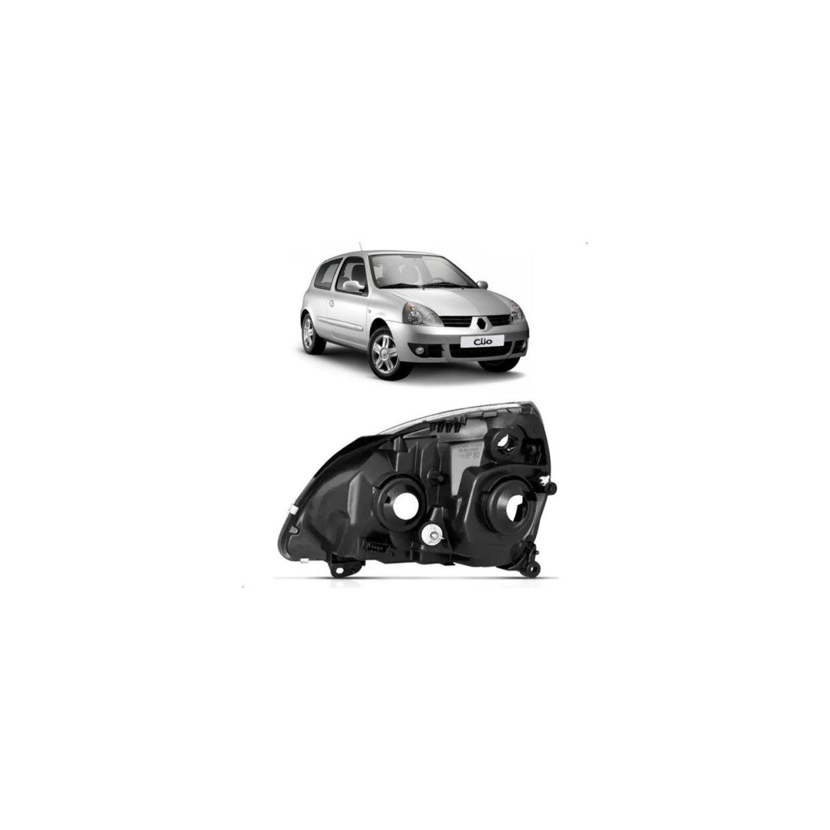 CARCACA FAROL ESQUERDO CLIO 2003 A 2011 (RF32797)