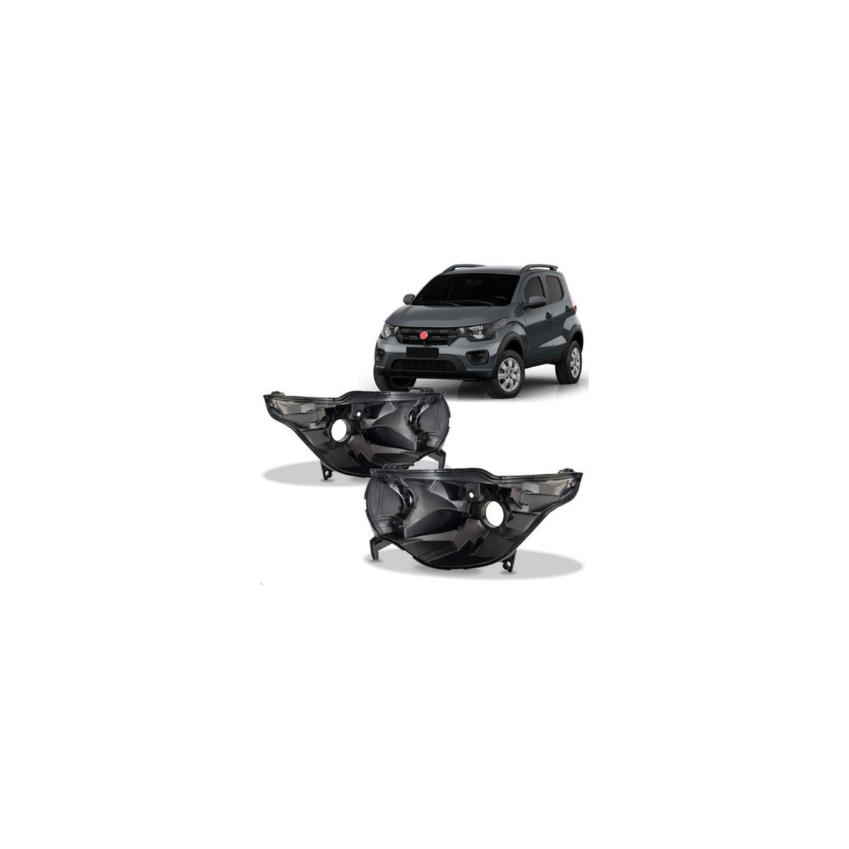 CARCACA FAROL ESQUERDO MOBI 2016 A 2022 (RF32823)