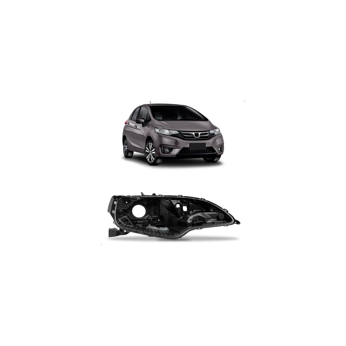 CARCACA FAROL ESQUERDO FIT 2014 A 2021 (RF33161)