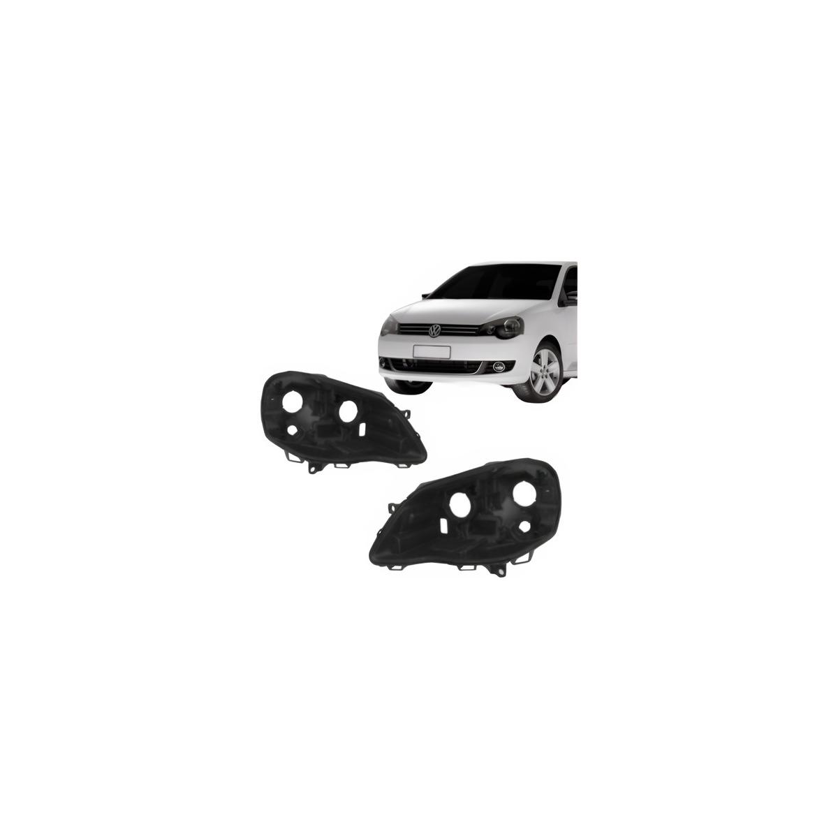 CARCACA FAROL ESQUERDO POLO 2007 A 2014 (RFOR525)
