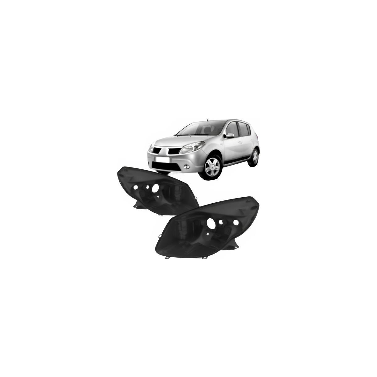 CARCACA FAROL DIREITO SANDERO 2008 A 2011 (RFOR616)