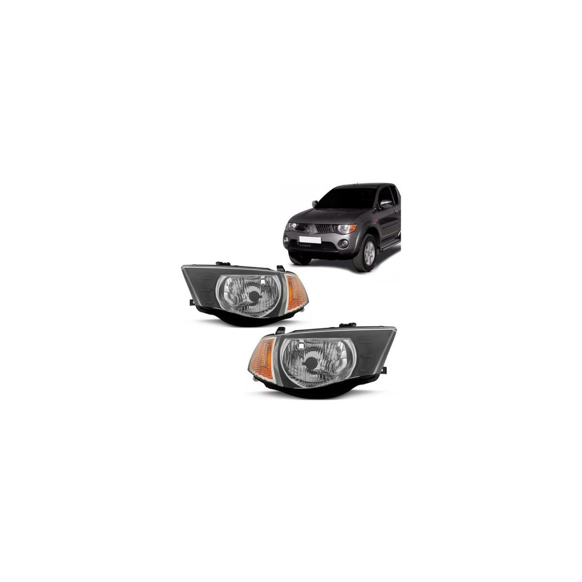 FAROL ESQUERDO L200 TRITON 2007 A 2010 (RF15131)