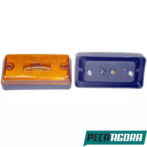 LANTERNA LATERAL COM LENTE REFLETIVA AMARELA (45202)