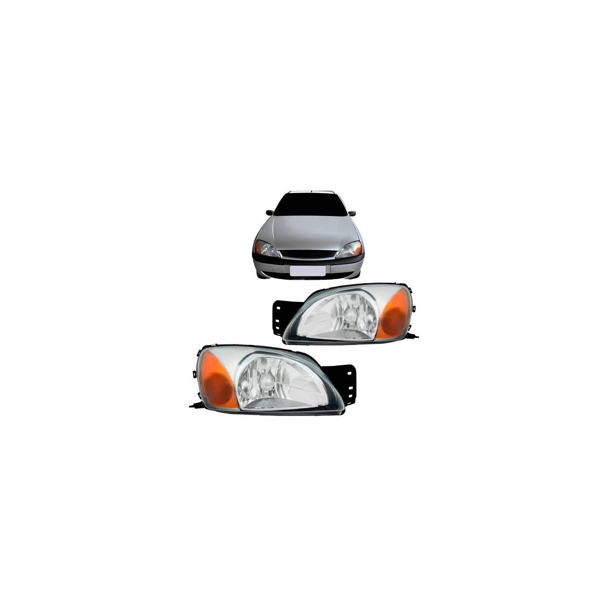 FAROL DIREITO FIESTA 2000 A 2002 (RF16750)