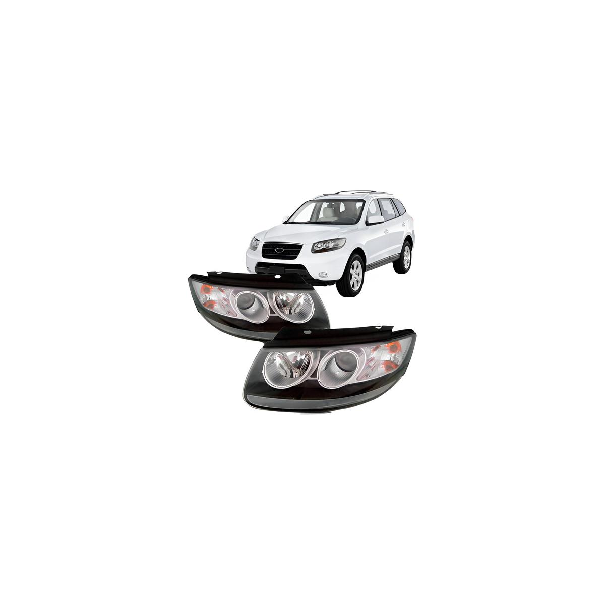 FAROL ESQUERDO SANTA FE 2007 A 2009 (RF16789)