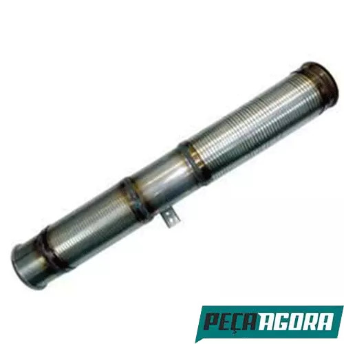 TUBO FLEXIVEL ESCAPAMENTO 110X950MM INOX PARA SCANIA 114 124 (1505749.|)