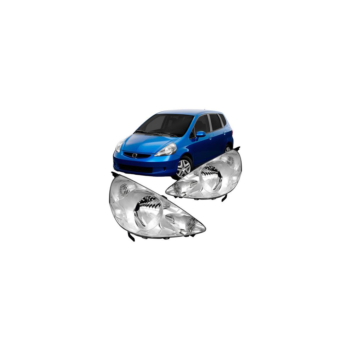 FAROL ESQUERDO FIT 2003 A 2008 (RF17345)