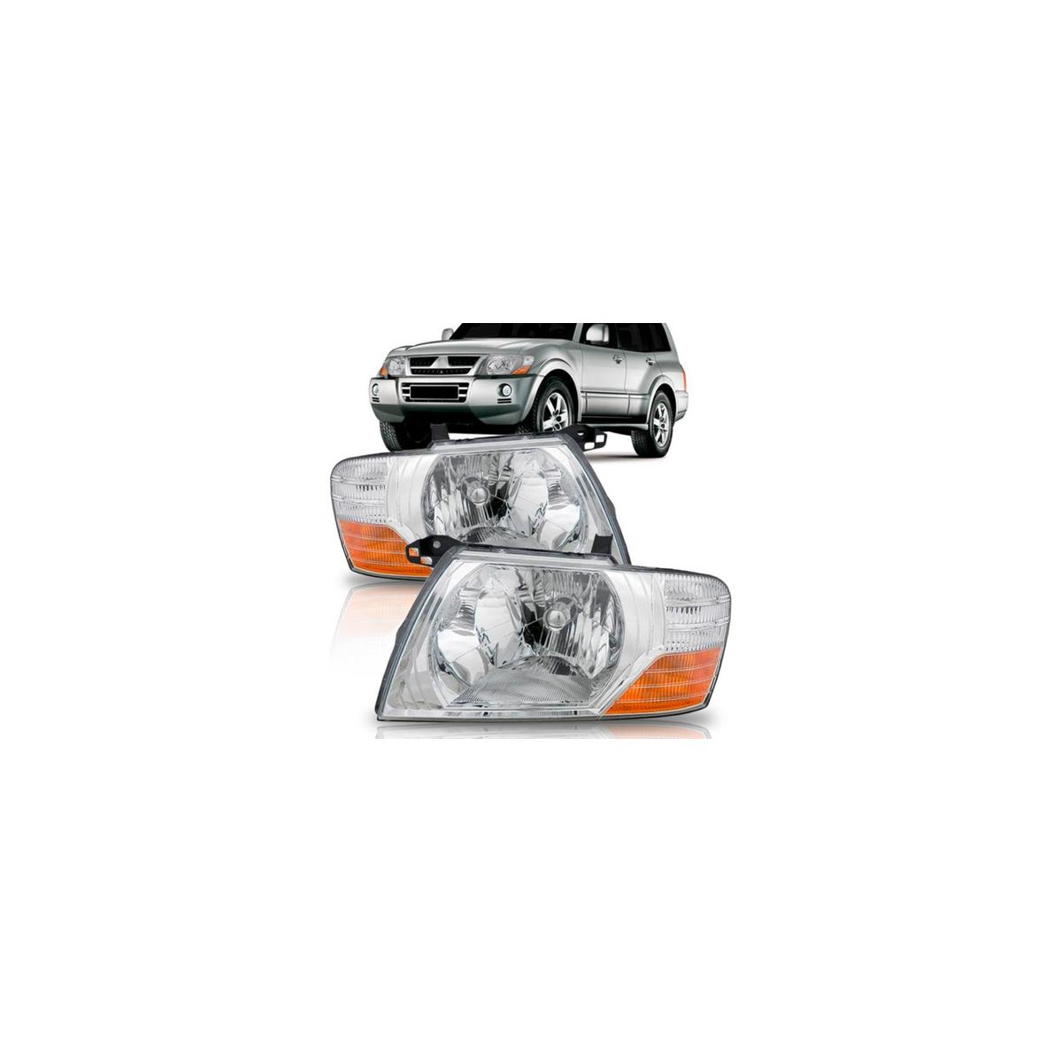FAROL ESQUERDO PAJERO FULL 2003 A 2007 (RF17377)