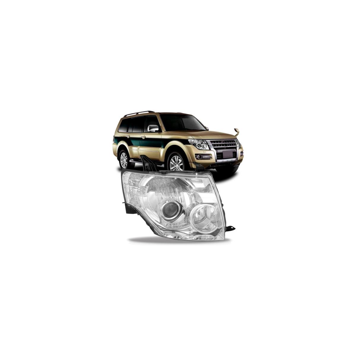 FAROL ESQUERDO PAJERO FULL 2008 A 2021 (RF17391)