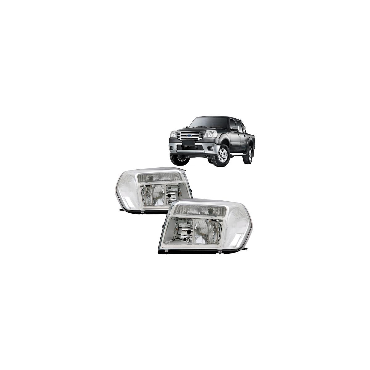 FAROL ESQUERDO RANGER 2010 A 2012 (RF19479)