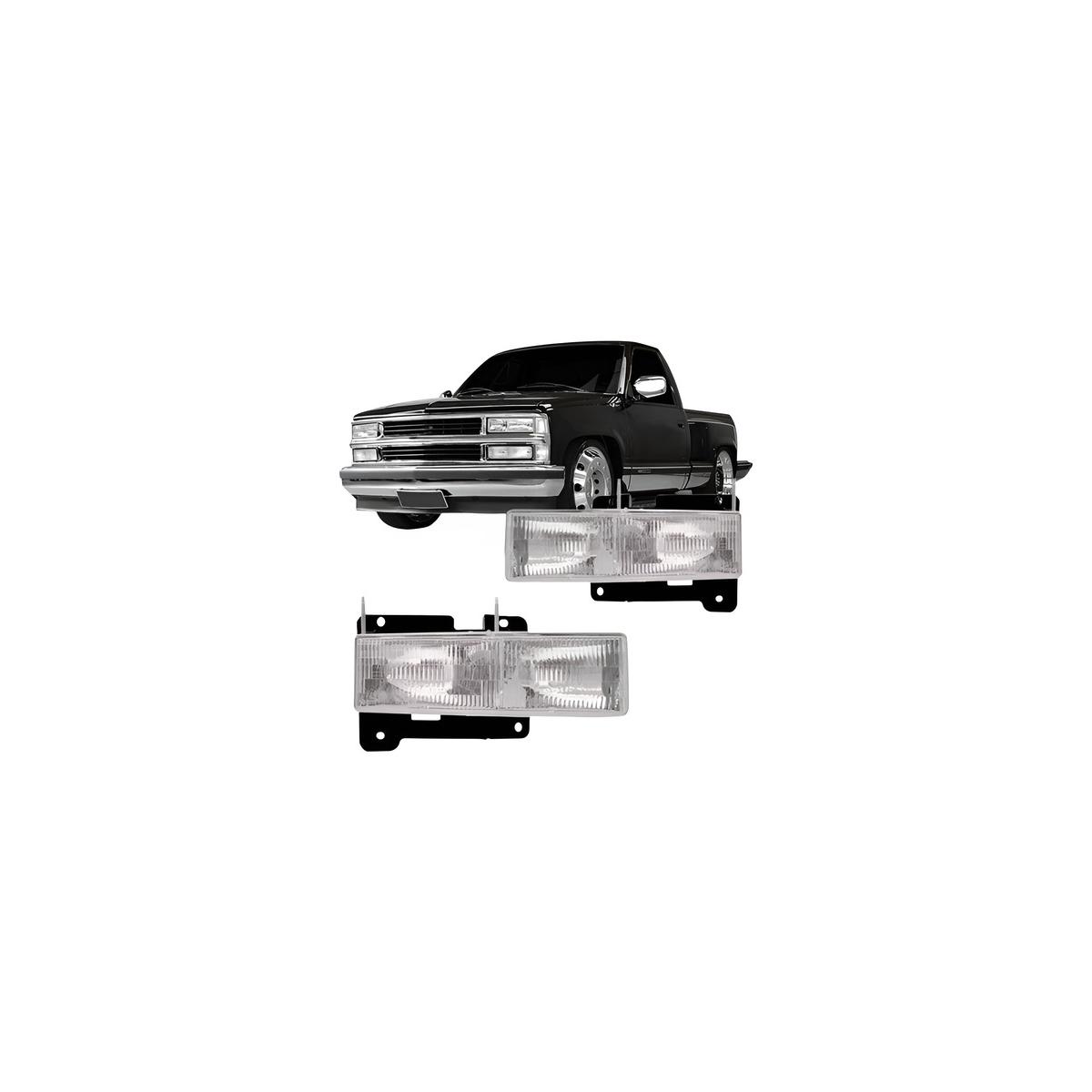 FAROL ESQUERDO SILVERADO 1993 A 2004 (RF20567)