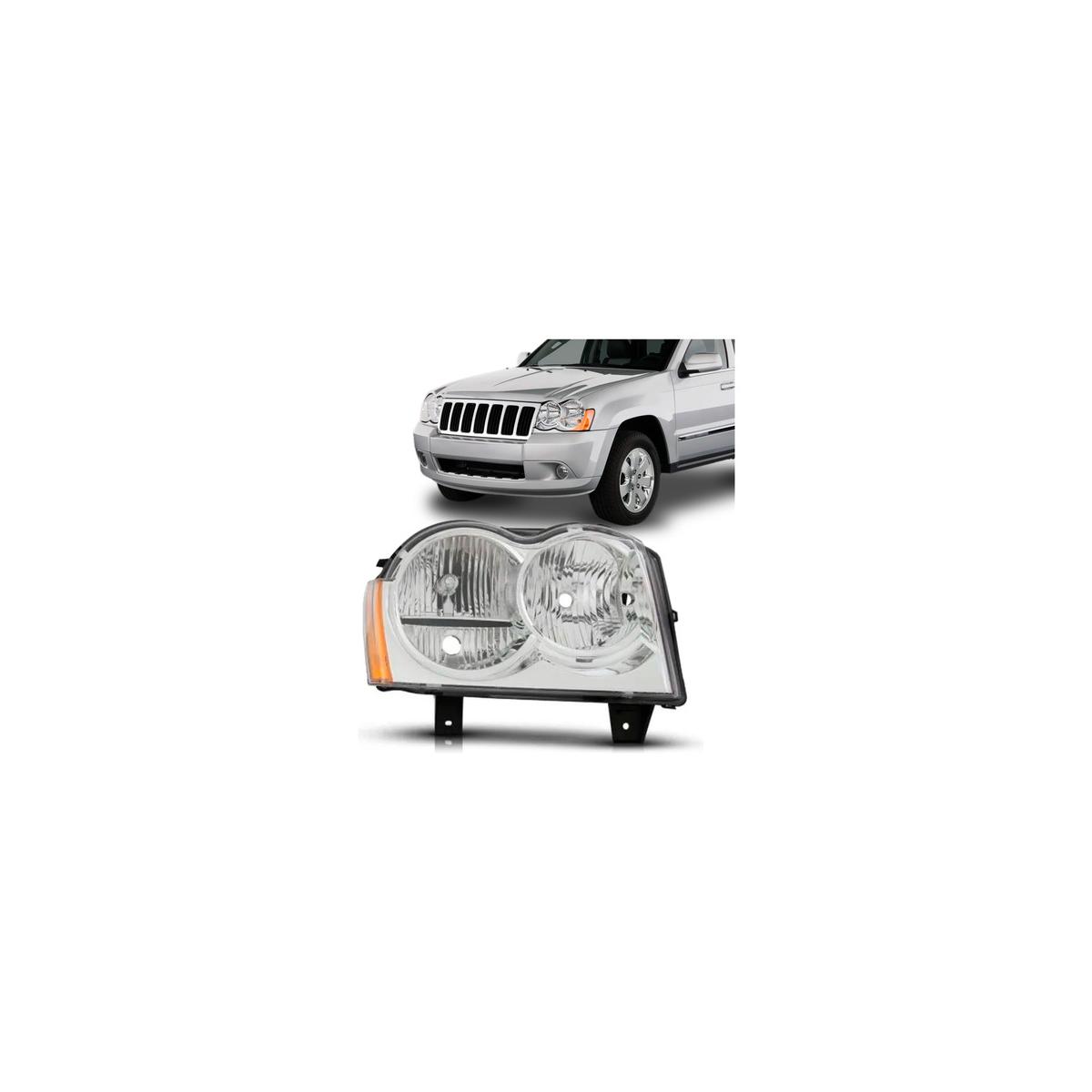 FAROL DIREITO GRAND CHEROKEE 2008 A 2010 (RF20718)