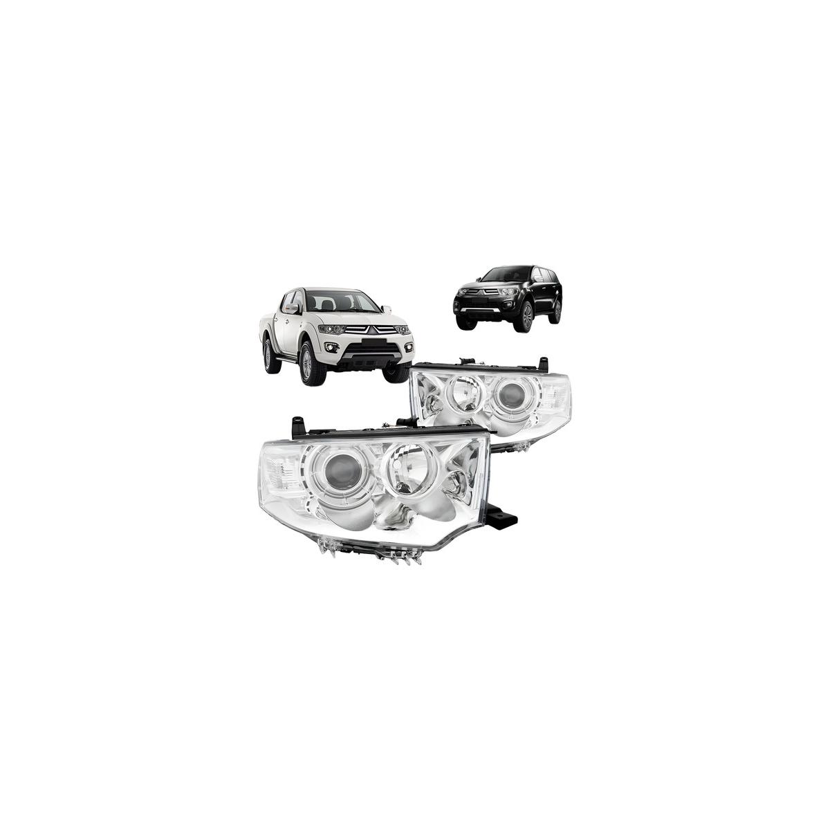 FAROL ESQUERDO PAJERO DAKAR 2009 A 2013 (RF20837)