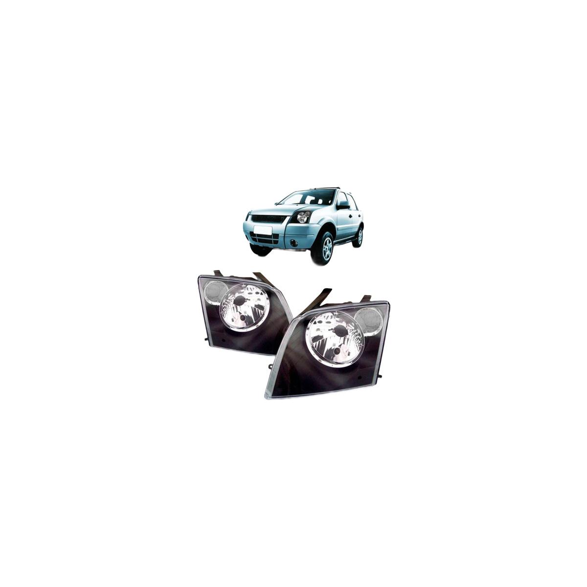 FAROL ESQUERDO ECOSPORT 2003 A 2007 (RF21629)