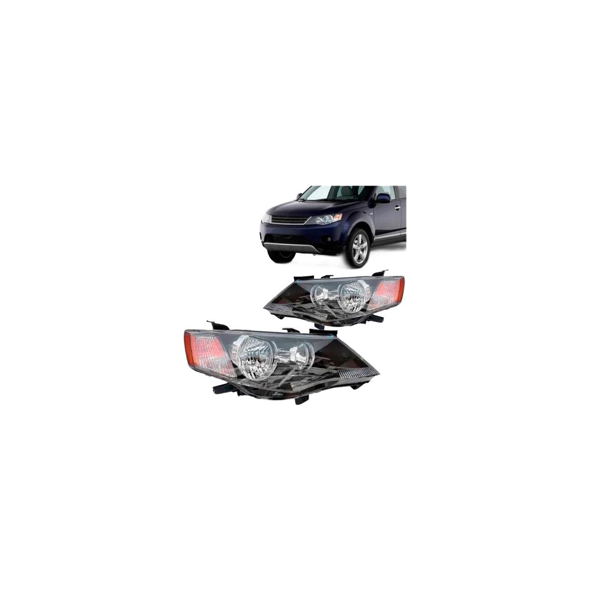 FAROL ESQUERDO OUTLANDER 2008.2009 (RF21821)