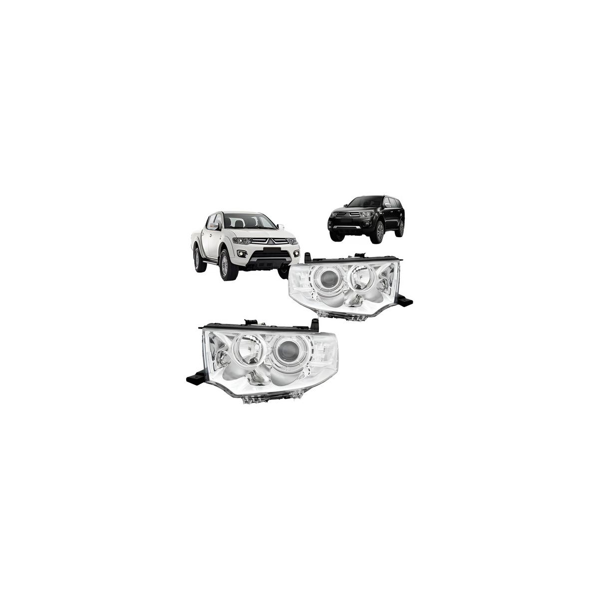 FAROL ESQUERDO PAJERO DAKAR 2009 A 2013 (RF21931)