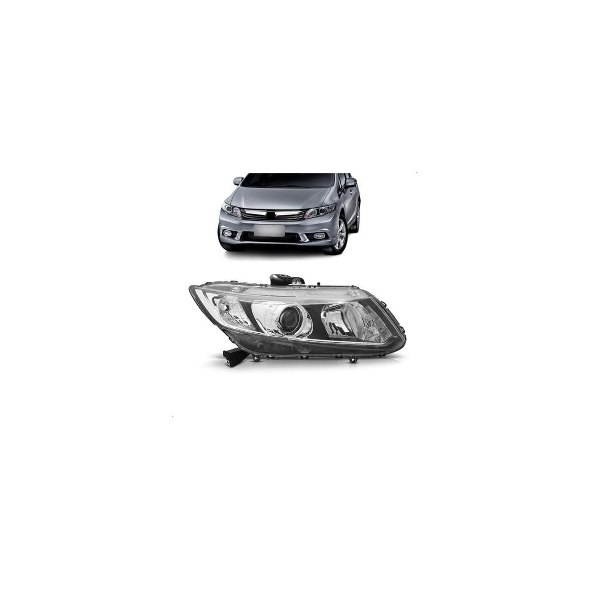 FAROL ESQUERDO CIVIC 2012 A 2016 (RF22573)