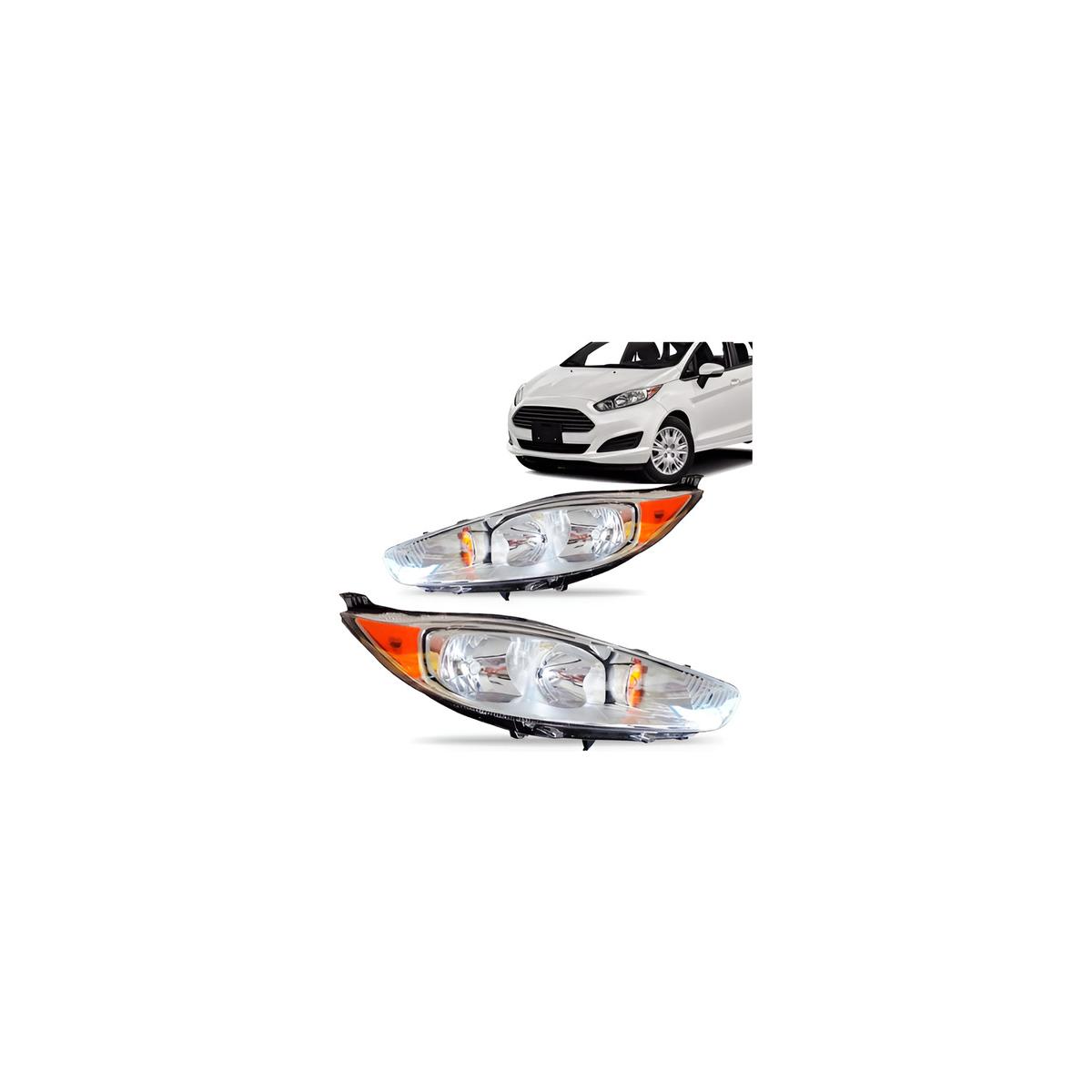 FAROL ESQUERDO FIESTA 2013 A 2017 (RF23201)