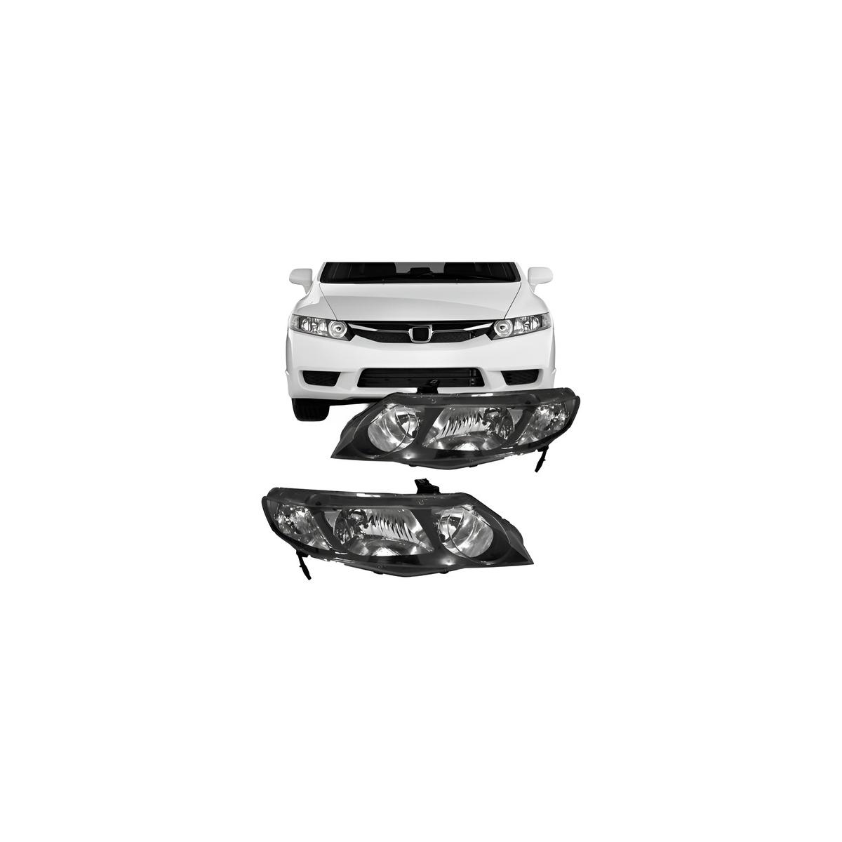 FAROL ESQUERDO CIVIC 2007 A 2011 (RF23725)
