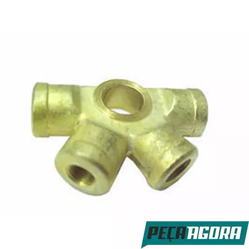 CONEXAO FREIO QUATRO SAIDAS MB MERCEDES BENZ (3454287924)